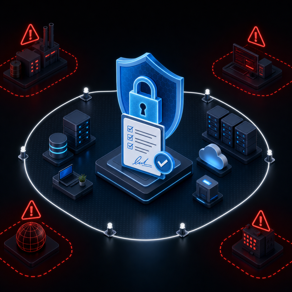 Scoped and authorized security perimeter illustration